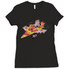 pizza jet Ladies Fitted T-Shirt