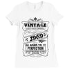 Vintage Aged To Perfection 1969 Ladies Fitted T-Shirt