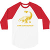 ankylosaurus dinosaur 3/4 Sleeve Shirt