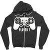 player 1 Zipper Hoodie