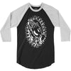 praying hands cross mary rock band baseball jersey 3/4 Sleeve Shirt