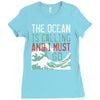 the ocean is calling Ladies Fitted T-Shirt