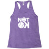 not ok baseball Racerback Tank
