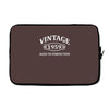 Vintage 1959 Aged to Perfection Laptop sleeve