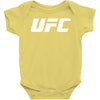 ufc white logo Baby Bodysuit