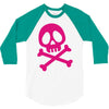 pink pirate 3/4 Sleeve Shirt