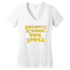 Satans School For Girls Women's V-Neck T-Shirt