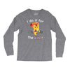 i do it for the pizza Long Sleeve Shirts