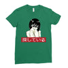 Sad Japanese Aesthetic Ladies Fitted T-Shirt