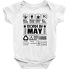 Born In May Baby Onesie