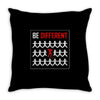 be different Throw Pillow