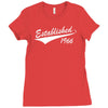 established en 1965 Ladies Fitted T-Shirt