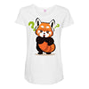red fox 2 Maternity Scoop Neck T-shirt