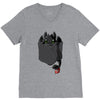 pocket toothless V-Neck Tee