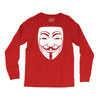 anonymous mask Long Sleeve Shirts