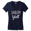shalom y'all Women's V-Neck T-Shirt