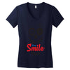 keep smile Women's V-Neck T-Shirt