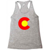 colorado flag Racerback Tank