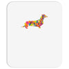 dachshund flower 2 Mousepad