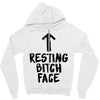resting bitch face Zipper Hoodie