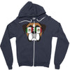 mexican boxer Zipper Hoodie