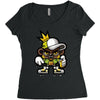 hop hop bear Women's Triblend Scoop T-shirt