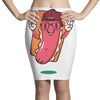 cool hotdog Pencil Skirts