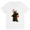 yoda christmas V-Neck Tee