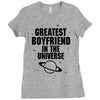 Greatest Boyfriend In The Universe Ladies Fitted T-Shirt