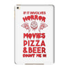 horror movies, pizza and beer iPad Mini 4