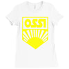 ossi  fdj ddr fun Ladies Fitted T-Shirt