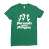 mermaids against misogyny best trending Ladies Fitted T-Shirt