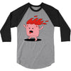 marshmallow prend feu 3/4 Sleeve Shirt