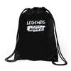legends are born in august Drawstring Bags