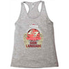 who knows sign language Racerback Tank