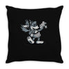 vintage banjo Throw Pillow