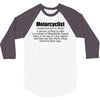 motorcyclist 3/4 Sleeve Shirt