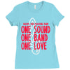 walker high marching band one sound one band one love Ladies Fitted T-Shirt