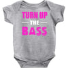 turn up the bass Baby Onesie