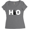 ho Women's Triblend Scoop T-shirt