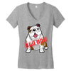 bad dog Women's V-Neck T-Shirt