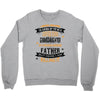 Super Cool Granddaughter Of A Freaking Awesome Father Crewneck Sweatshirt