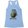 hand grenade military army Racerback Tank