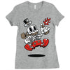 modern hero Ladies Fitted T-Shirt