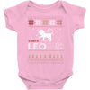 santa leo christmas ugly t shirts Baby Onesie