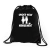 under new management stag night wedding mens Drawstring Bags