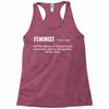 Feminist Noun Racerback Tank