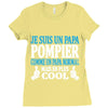 papa pompier Ladies Fitted T-Shirt