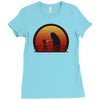 chihiro on sunset Ladies Fitted T-Shirt