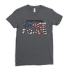 United States Space Force American Flag Ladies Fitted T-Shirt